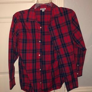 Red blue flannel
